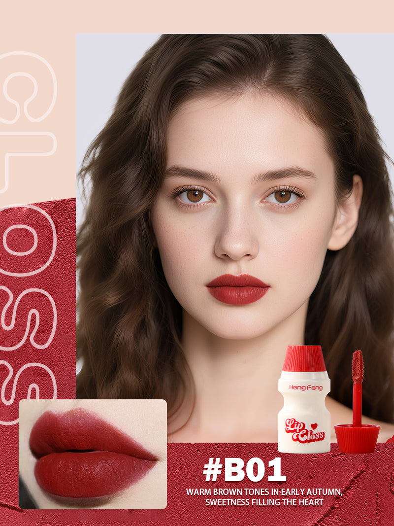 Heng Fang Air Mist Lip Gloss 3 Pcs Set | Velvet Matte Lip Tint | Lip & Cheek Tint