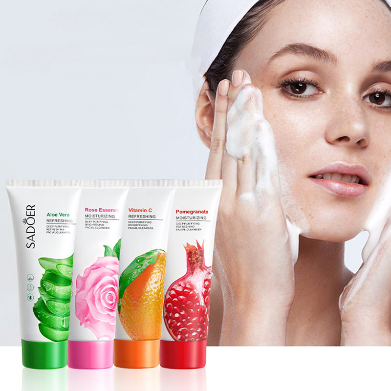 SADOER Pomegranate Facial Cleanser 100g | Moisturizing Face Wash