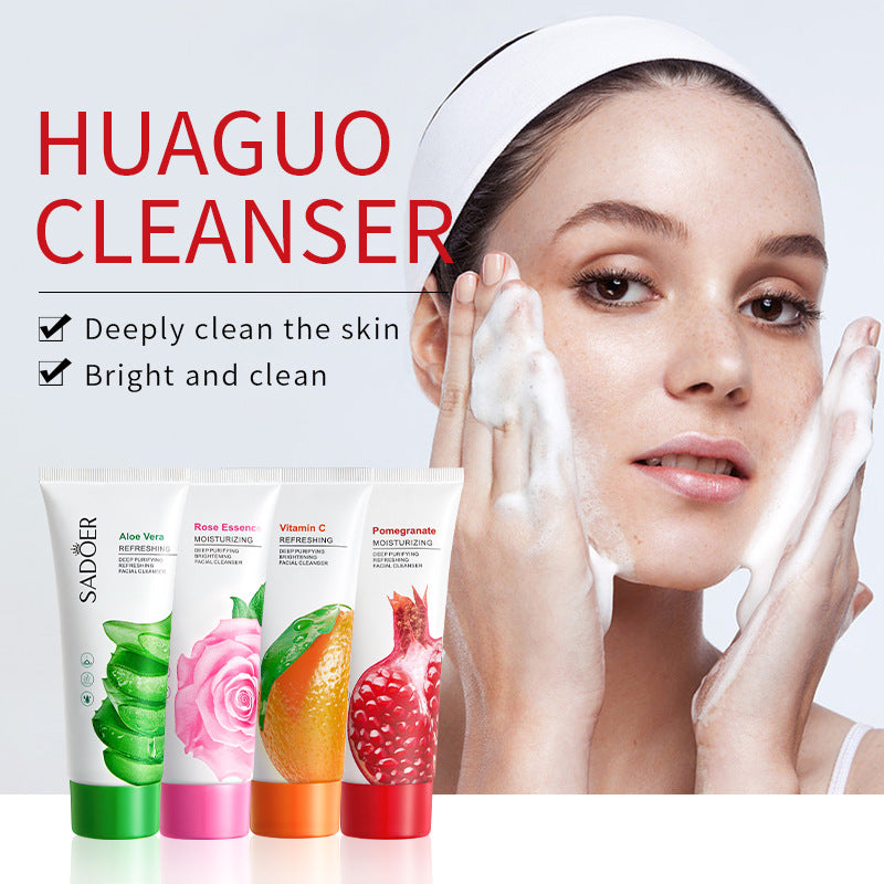 SADOER Pomegranate Facial Cleanser 100g | Moisturizing Face Wash