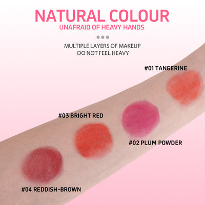 O'CHEAL 2-in-1 Lip & Cheek Cream Blush – Long-Lasting Moisturizing Cream Tint for Lips & Cheeks | Blendable Natural Dewy Finish | Lightweight Makeup (4 Shades)