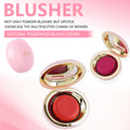 O'CHEAL 2-in-1 Lip & Cheek Cream Blush – Long-Lasting Moisturizing Cream Tint for Lips & Cheeks | Blendable Natural Dewy Finish | Lightweight Makeup (4 Shades)