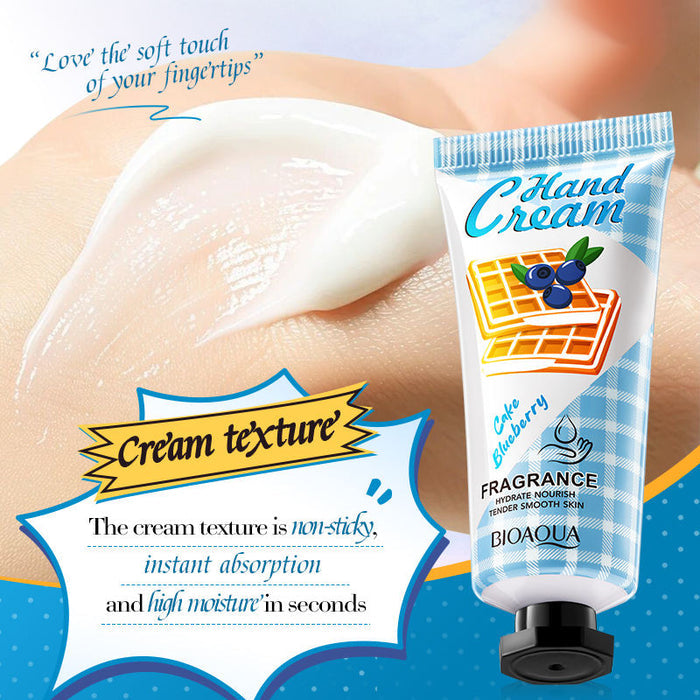 BIOAQUA 5pcs Fruit Cake Hand Cream Set - Moisturizing Gift