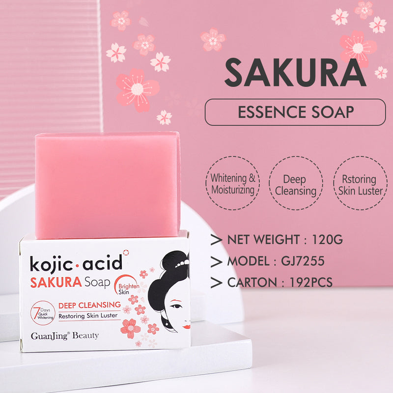 Sakura Kojic Acid Soap 120g | Brightening Bath & Body Soap