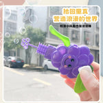 Fruit Shape Mini Hand Fan Toy for Kids – 2-in-1 Bubble Blower