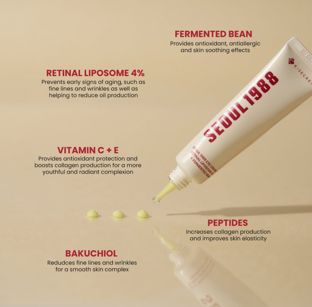 K-SECRET Seoul 1988 Eye Cream – Retinal 4% Korean Anti-Aging
