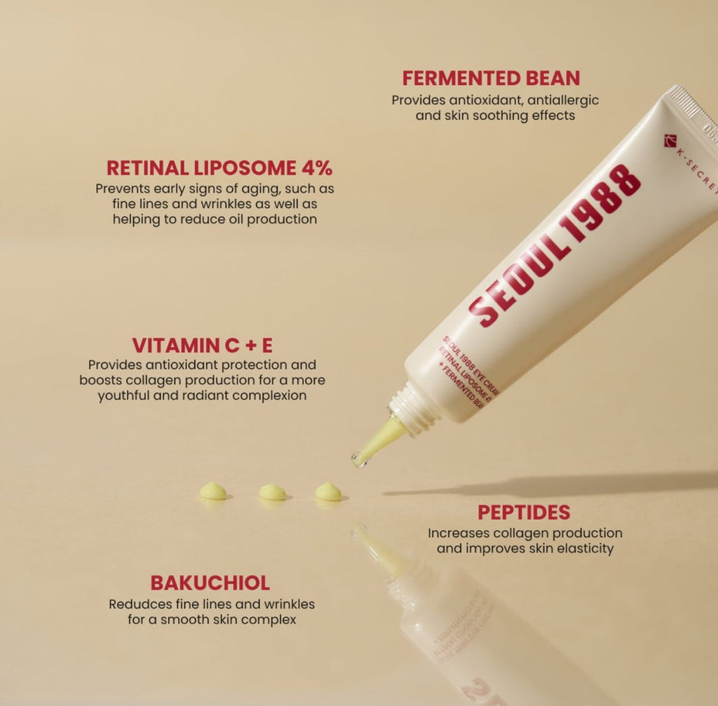 K-SECRET Seoul 1988 Eye Cream – Retinal 4% Korean Anti-Aging