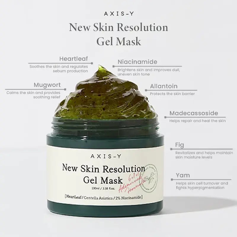 AXIS-Y New Skin Resolution Gel Mask 100ml / 3.38 fl.z