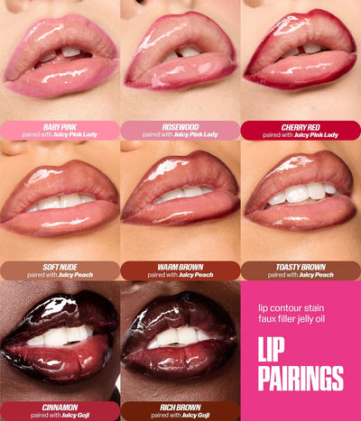 Huda Beauty Lip Contour Stain – Waterproof Long Lasting Lip Liner