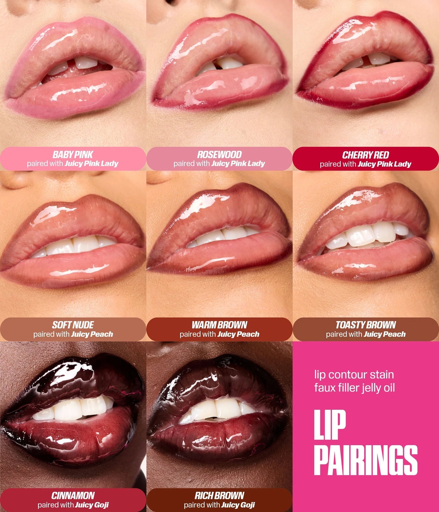 Huda Beauty Lip Contour Stain – Waterproof Long Lasting Lip Liner