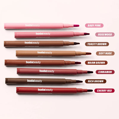 Huda Beauty Lip Contour Stain – Waterproof Long Lasting Lip Liner