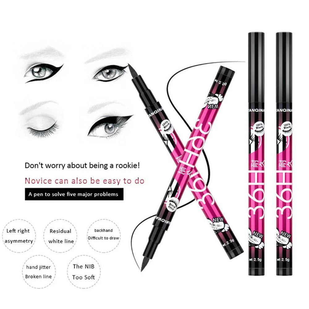 Yanqina 36H Waterproof Black Eyeliner Pen Long Lasting