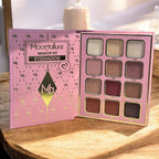 Mocallure 4-in-1 Makeup Palette Book – Eyeshadow, Blush, Highlighter & Eyebrow Kit