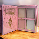 Mocallure 4-in-1 Makeup Palette Book – Eyeshadow, Blush, Highlighter & Eyebrow Kit