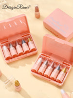 Dragon Ranee Mini Eyeshadow Stick Set 5PCS - Waterproof Long-Lasting Glitter Shimmer Cream Eyeshadow Makeup Kit, Highly Pigmented Eye Shadow Sticks for Women