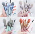 8-Piece Mini Travel Makeup Brush Set