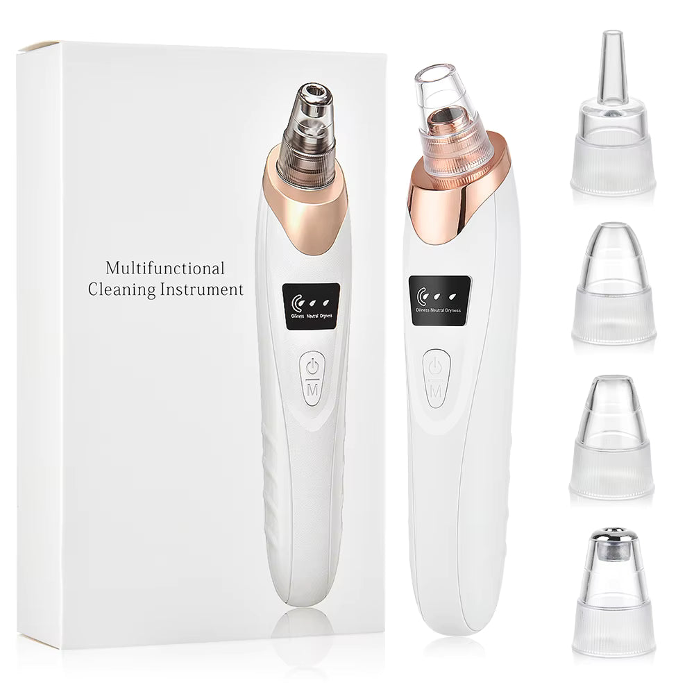 5-in-1 Electric Blackhead Remover Vacuum with LCD Screen
