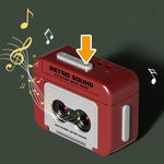 Retro Tape Recorder Keychain | Mini Music Box Pendant & Bag Charm