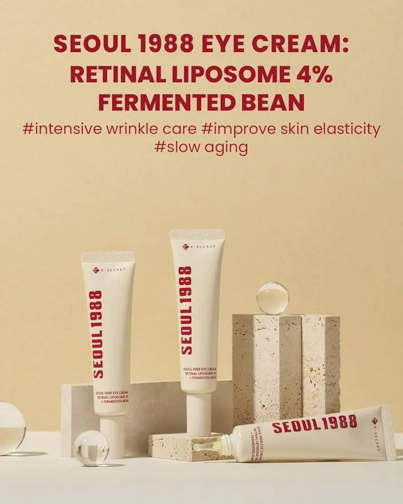 K-SECRET Seoul 1988 Eye Cream – Retinal 4% Korean Anti-Aging