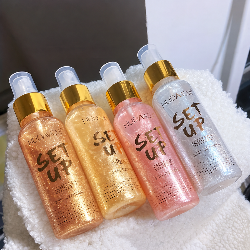 Huda Moji Shimmer Spray, all four shades