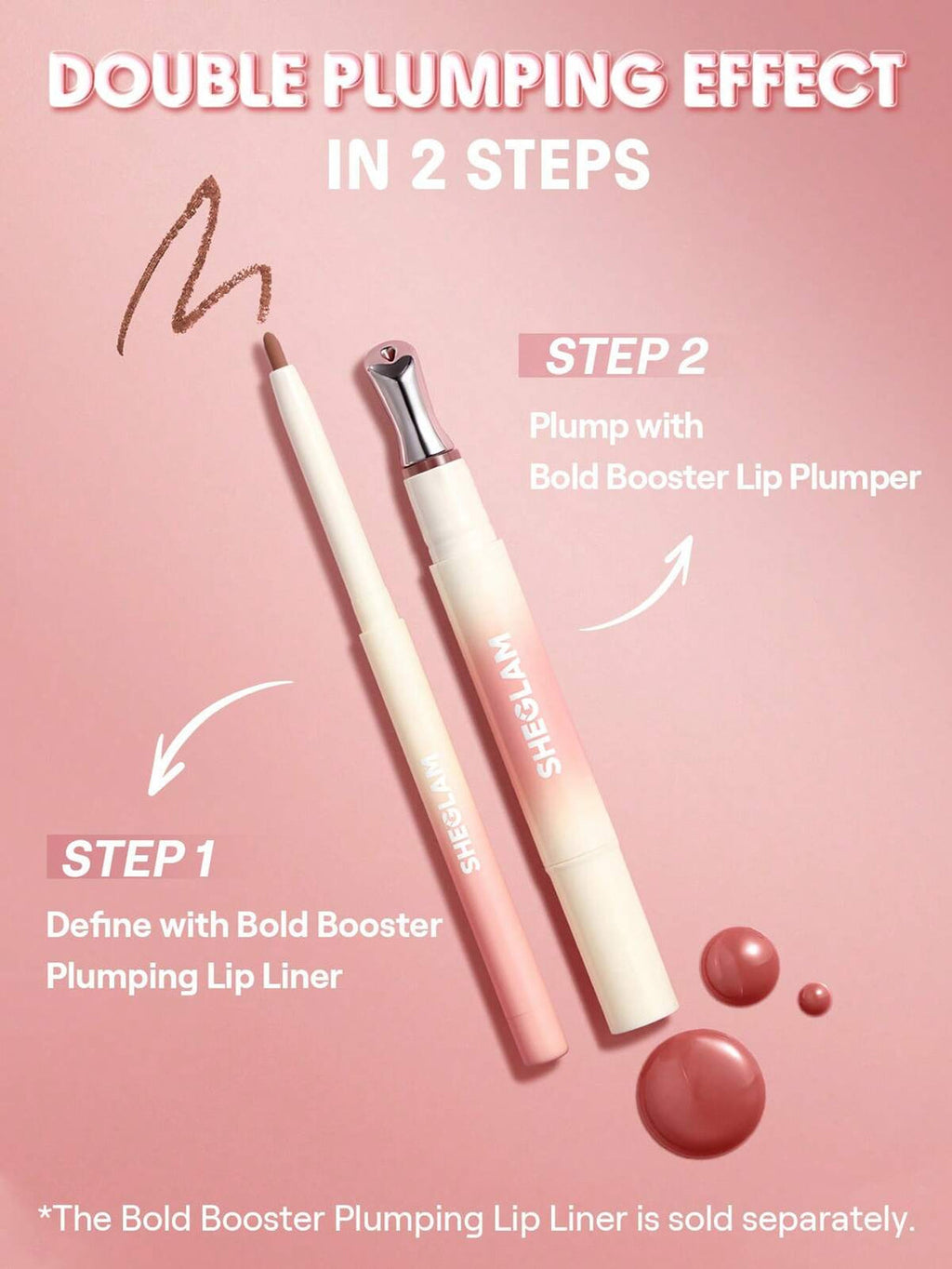 SHEGLAM Bold Booster Lip Combo Delivers More Plump & More Colour