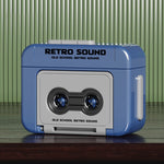 Retro Tape Recorder Keychain | Mini Music Box Pendant & Bag Charm