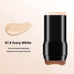 Kaka Show Waterproof Foundation Stick with Built-in Brush | Full Coverage Long-Lasting Cream Foundation Concealer | Korean Makeup | Made in Korea
