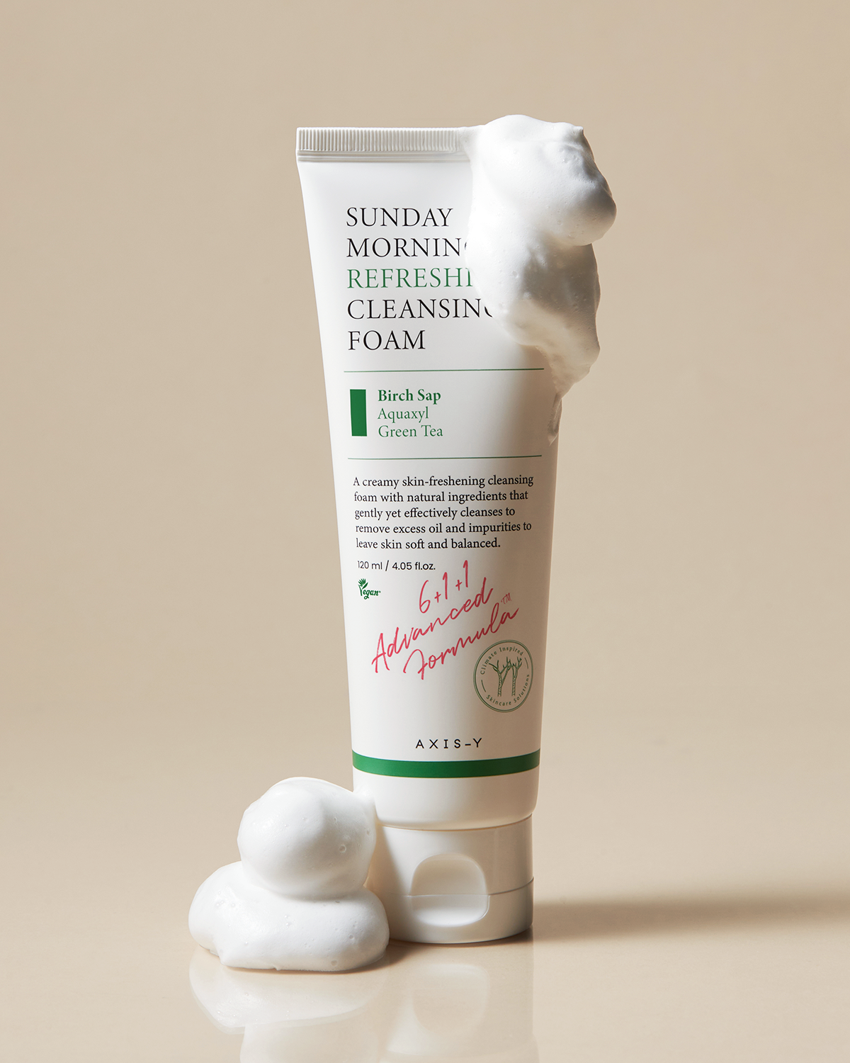 AXIS-Y Sunday Morning Refreshing Cleansing Foam Korean 120ml