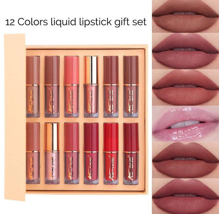 Nude Deal Makeup Set – Eyeshadow Palette & Lip Gloss Collection