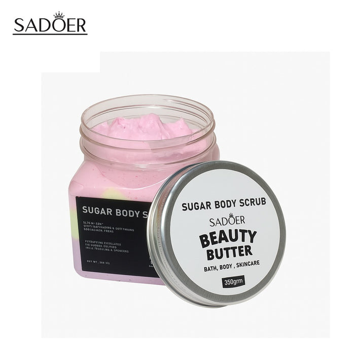 SADOER Sugar Body Scrub Beauty Butter 350ml