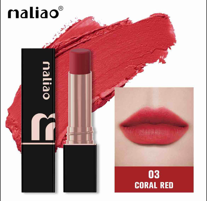 Maliao Super Non-Transfer Lipstick – Long-Lasting -Matte Finish.