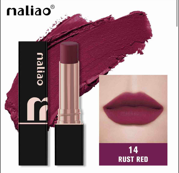 Maliao Super Non-Transfer Lipstick – Long-Lasting -Matte Finish.