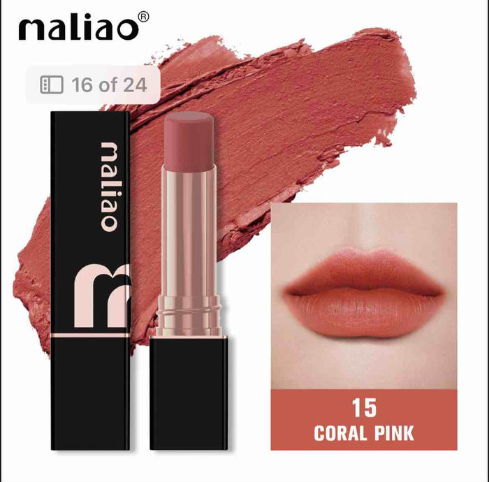 Maliao Super Non-Transfer Lipstick – Long-Lasting -Matte Finish.