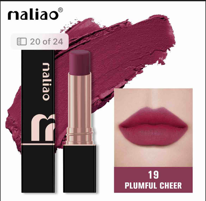 Maliao Super Non-Transfer Lipstick – Long-Lasting -Matte Finish.