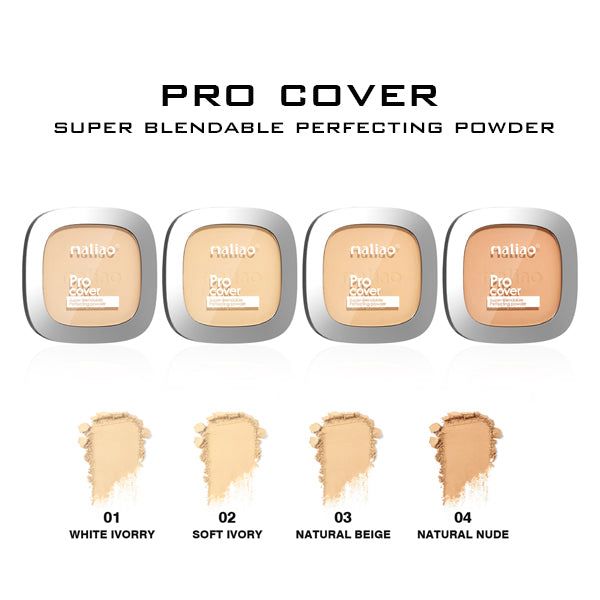 Maliao Pro Cover Super-Blendable Perfecting Powder - Seamless Perfection for Every Skin Tone