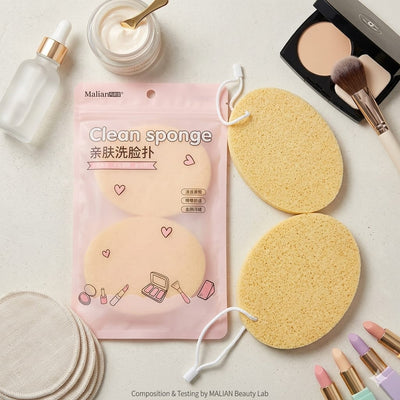 2 in 1 Clean Sponge Fecial Puff