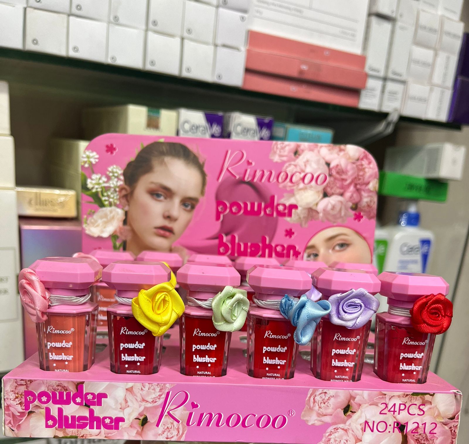 Romocoo 2-in-1 Liquid Blush & Lip Gloss Set 6pcs