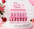 Hudamoji Silk Ribbon Jelly Lip Gloss Set 6pcs – Hydrating & Plumping