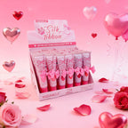 Hudamoji Silk Ribbon Jelly Lip Gloss Set 6pcs – Hydrating & Plumping