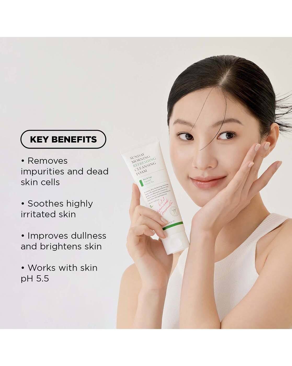 AXIS-Y Sunday Morning Refreshing Cleansing Foam Korean 120ml