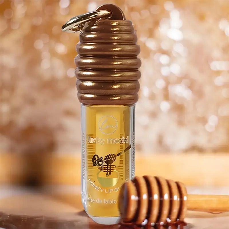 HuxiaBeauty Honey Lip Oil Side View