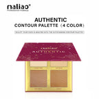 Maliao Authentic Contour Palette – 4 Shades Sculpt & Define