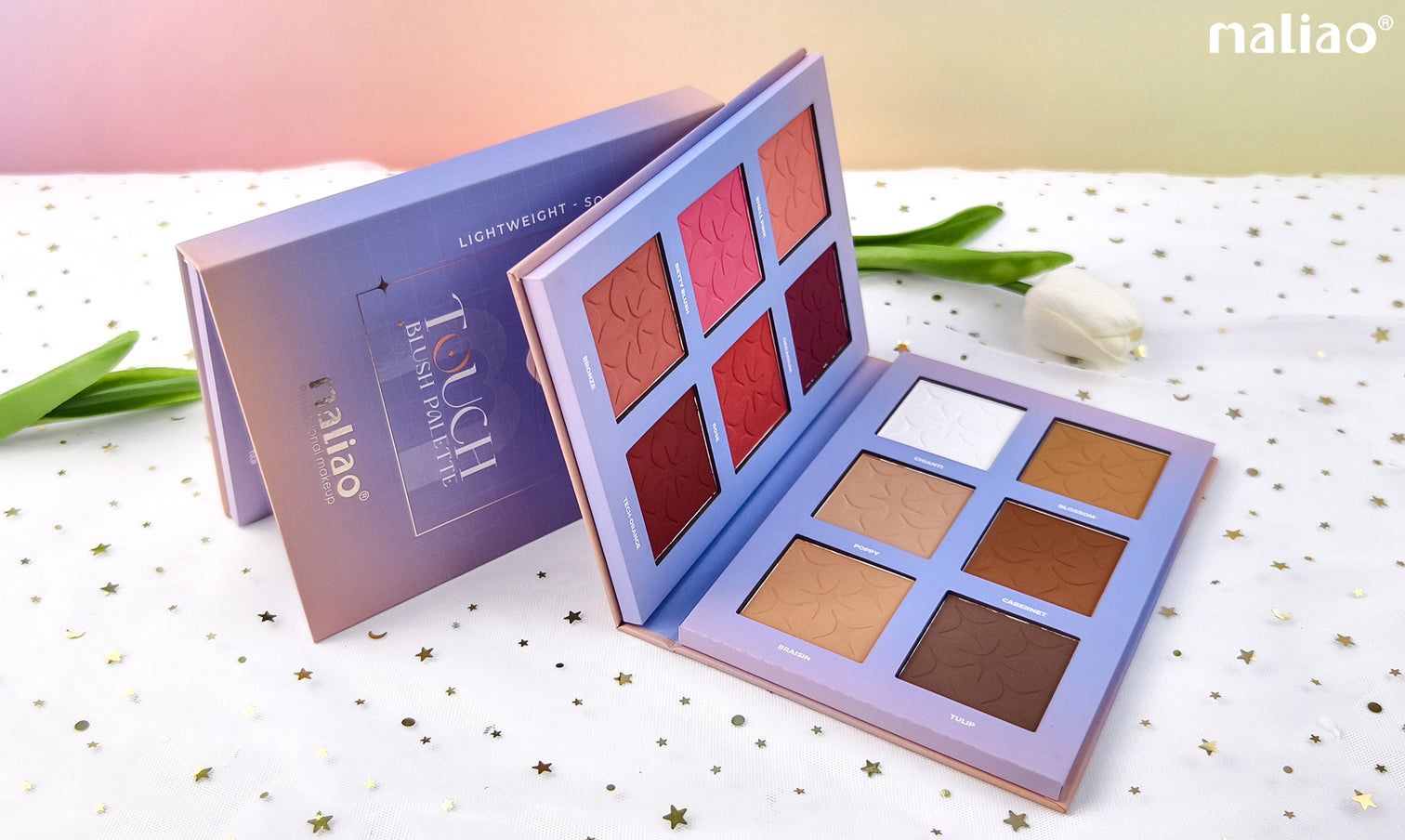 Maliao Touch Blush Palette - Long-Wear, Fade-Proof Formula