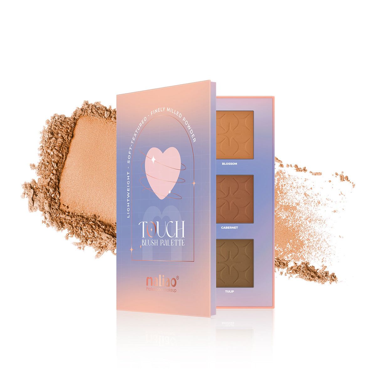 Maliao Touch Blush Palette - Long-Wear, Fade-Proof Formula