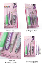 Professional 4-Piece Stainless Steel Manicure Set – Nail Care Kit