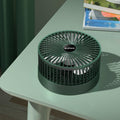 Portable Rechargeable Standing Fan – 6.5 Inch Quiet Oscillating Foldable USB Desk & Pedestal Cooling Fan with Adjustable Height, 3 Speeds & Phone Holder for Home Office, Bedroom & Travel Use