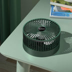 Portable Rechargeable Standing Fan – 6.5 Inch Quiet Oscillating Foldable USB Desk & Pedestal Cooling Fan with Adjustable Height, 3 Speeds & Phone Holder for Home Office, Bedroom & Travel Use