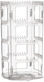 360° Rotating Acrylic Jewelry Organizer – 4-Tier Display Stand