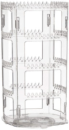 360° Rotating Acrylic Jewelry Organizer – 4-Tier Display Stand