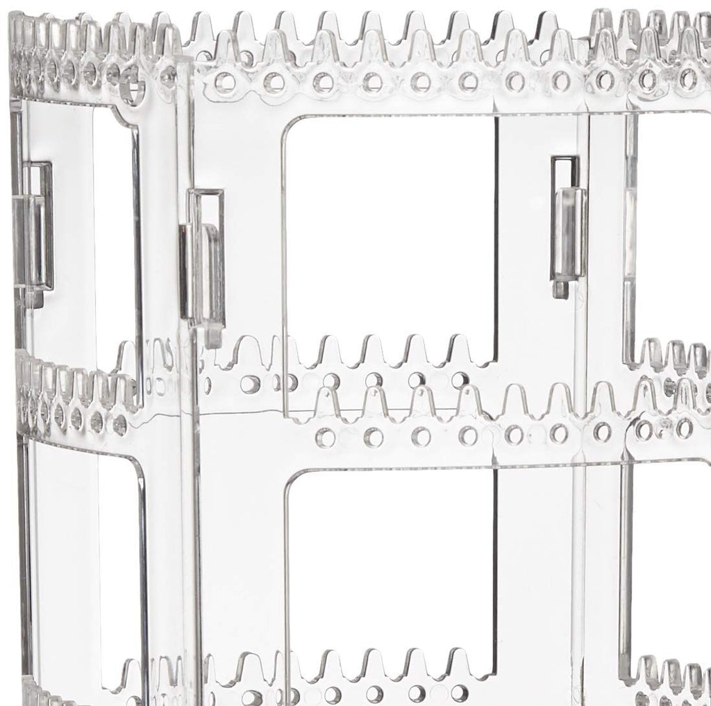 360° Rotating Acrylic Jewelry Organizer – 4-Tier Display Stand