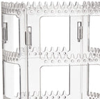 360° Rotating Acrylic Jewelry Organizer – 4-Tier Display Stand
